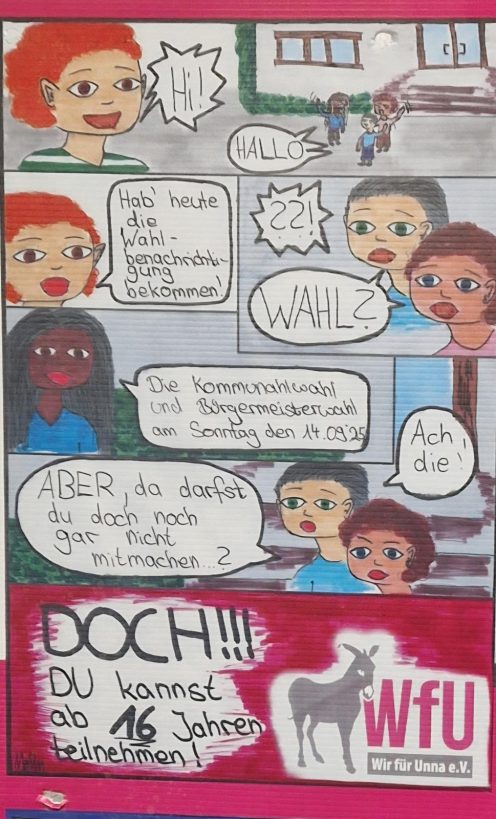 Wählen gehen ab 16 Jahre…unbedingt wahrnehmen.